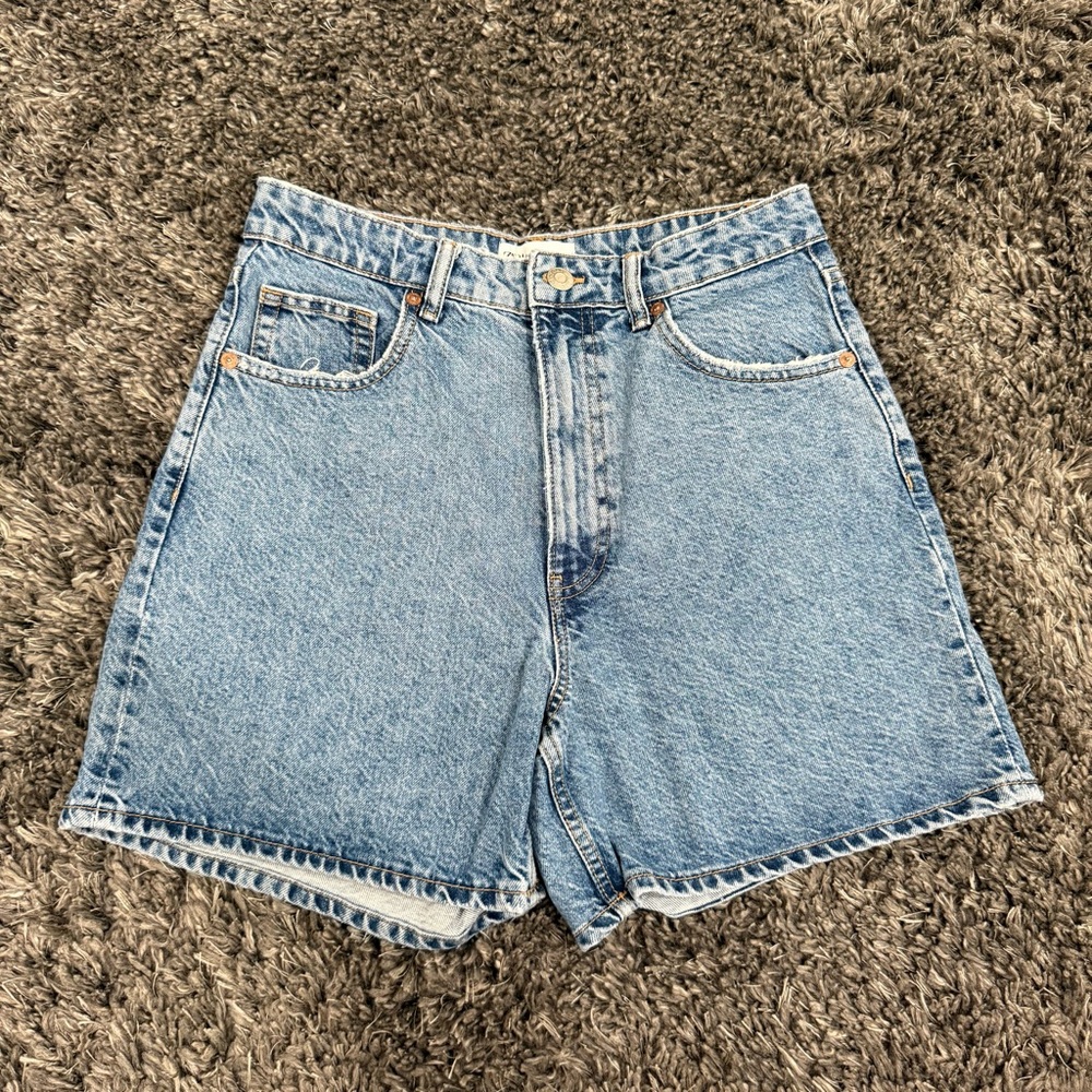 Zara Blue Jean Shorts size 8